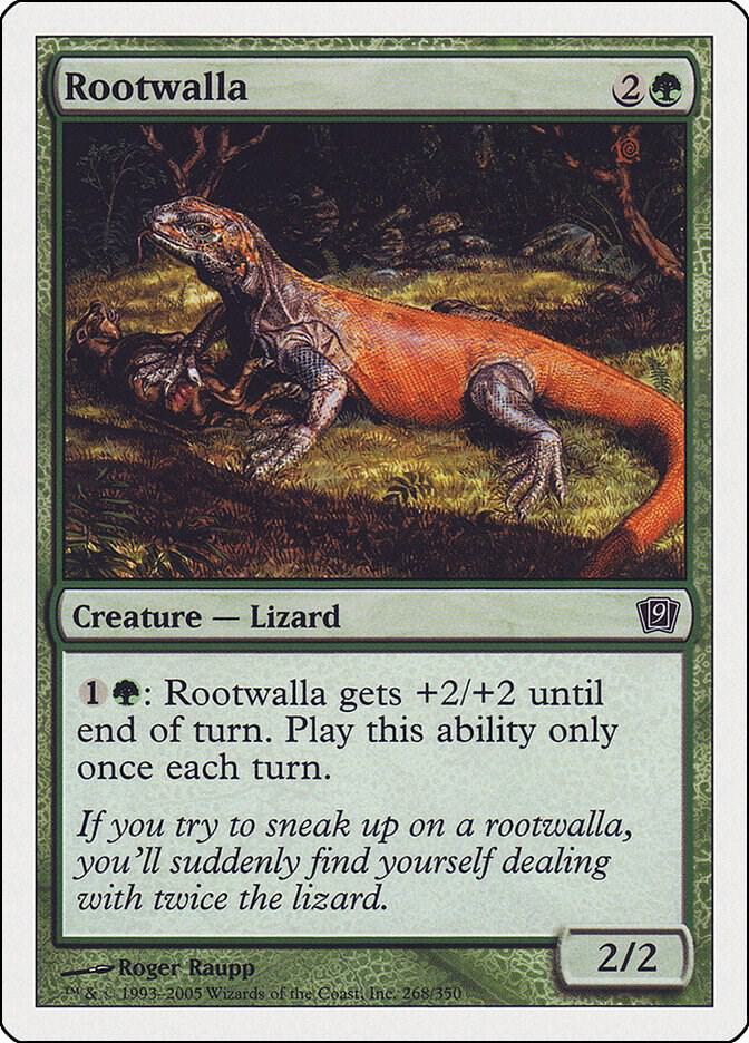 Rootwalla 268 card from 9th Edition
