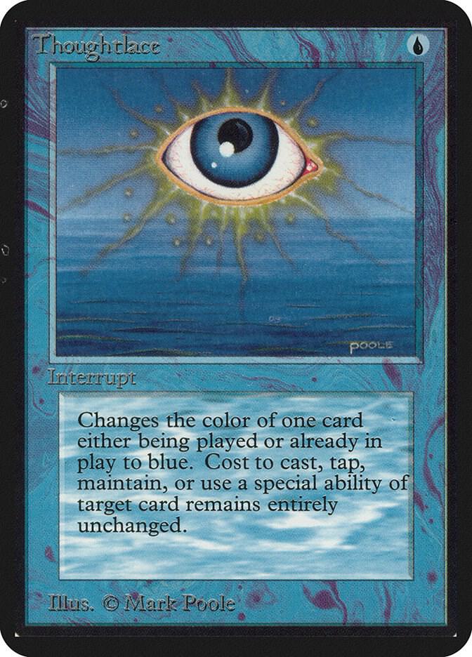 Thoughtlace card from Alpha Edition