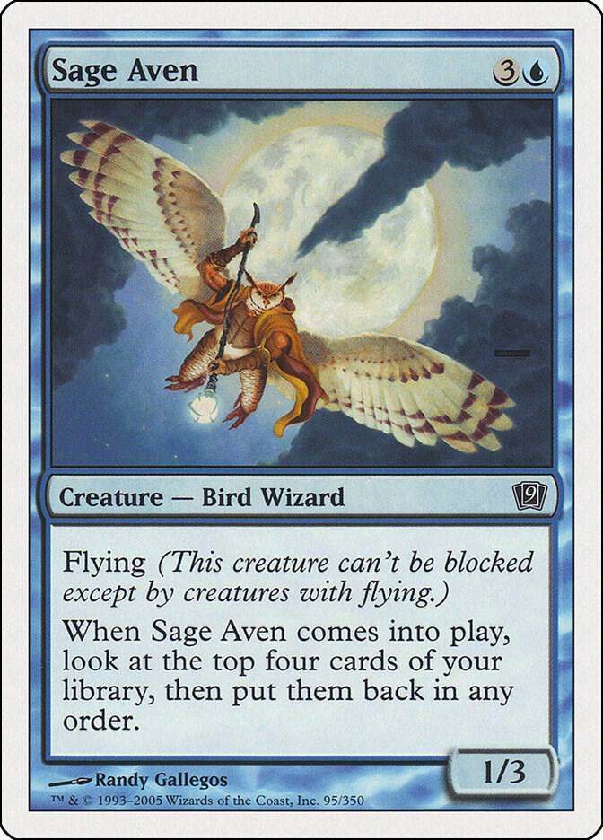 Sage Aven 95 card from 9th Edition