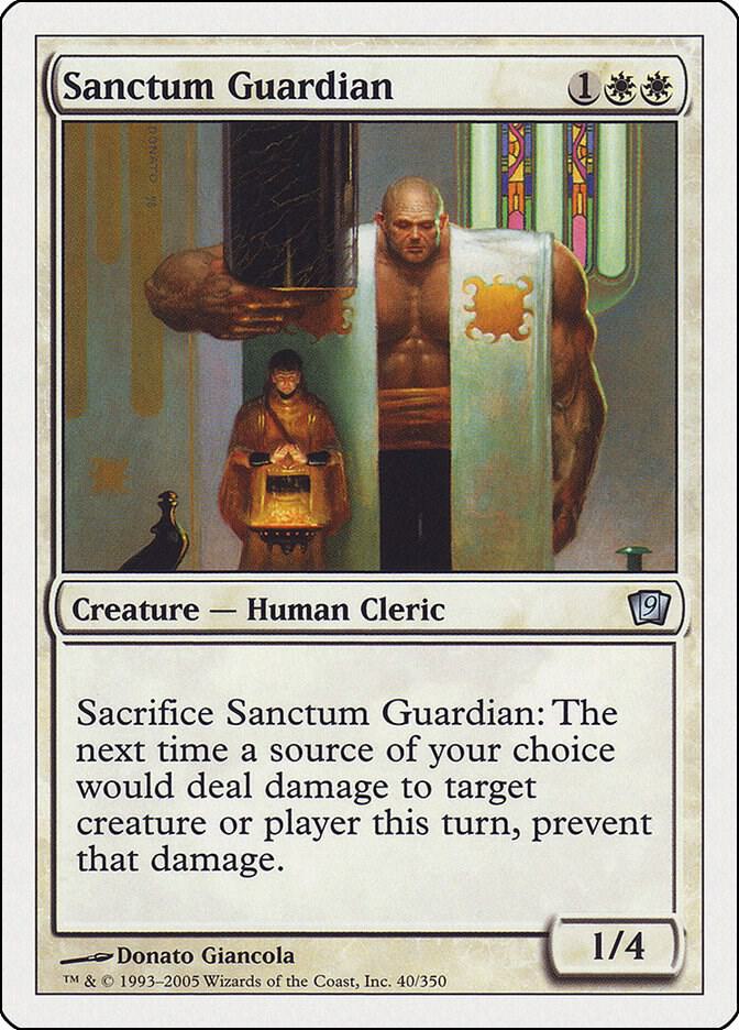 Sanctum Guardian 40 card from 9th Edition