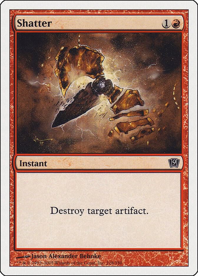 Shatter card from 9th Edition