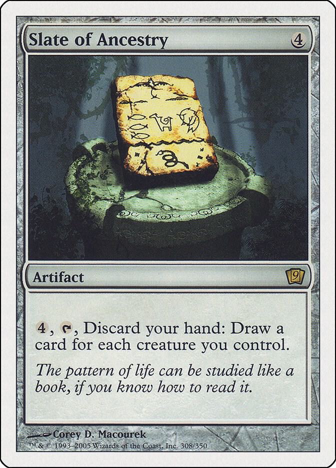 Slate of Ancestry card from 9th Edition