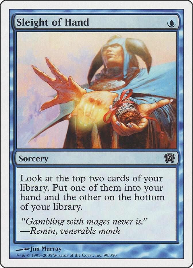 Sleight of Hand 99 card from 9th Edition