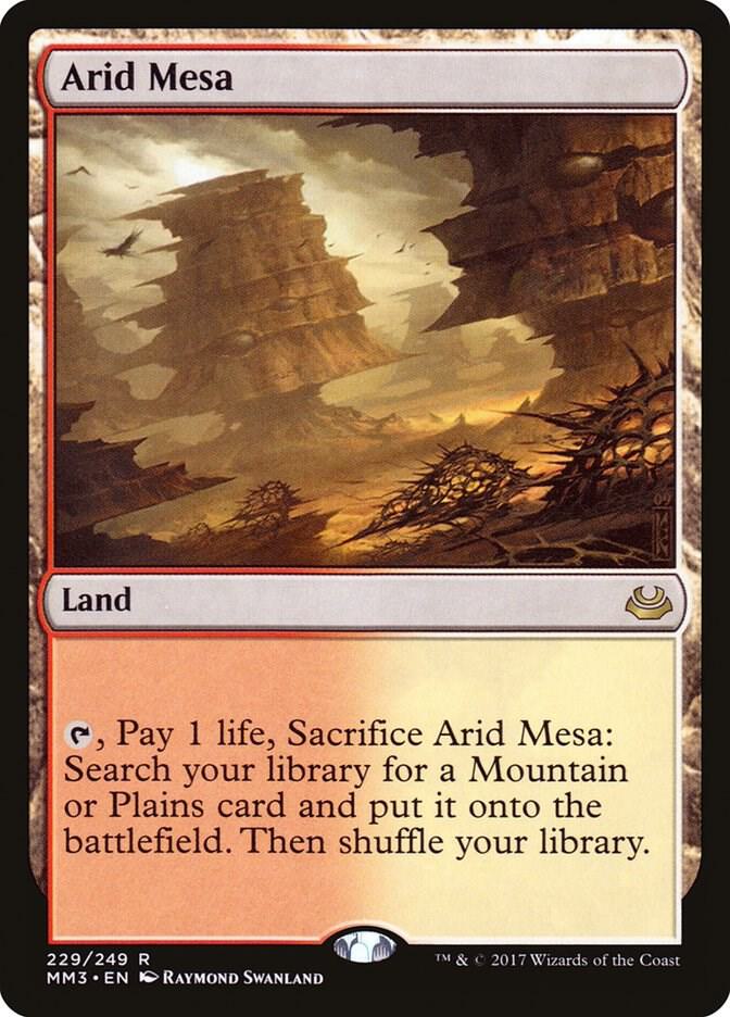 Arid Mesa 229 card from Modern Masters 2017