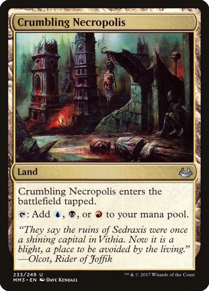 Crumbling Necropolis 233 card from Modern Masters 2017