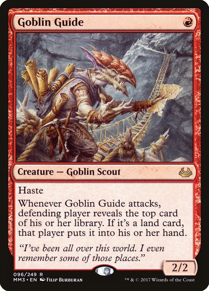 Goblin Guide 96 card from Modern Masters 2017