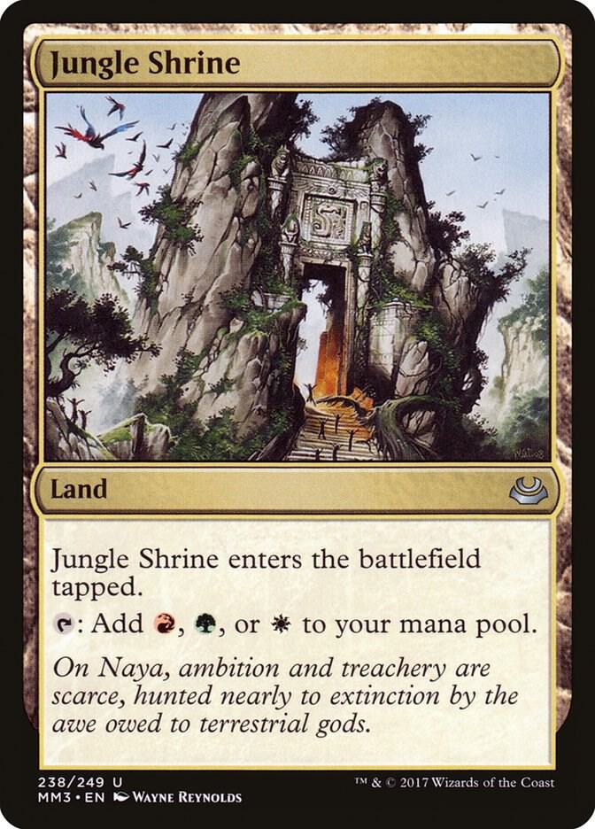 Jungle Shrine 238 card from Modern Masters 2017