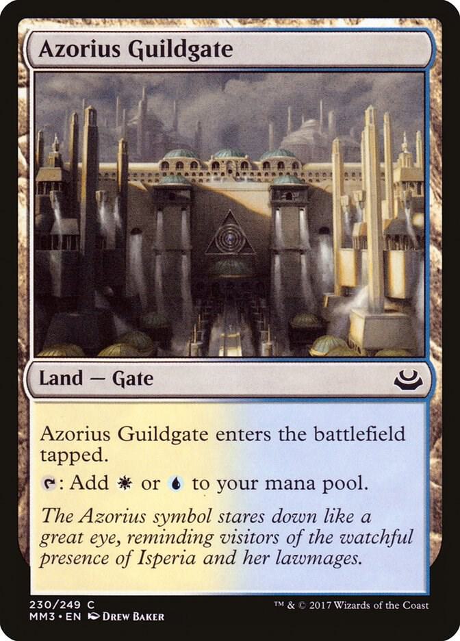 Azorius Guildgate 230 card from Modern Masters 2017