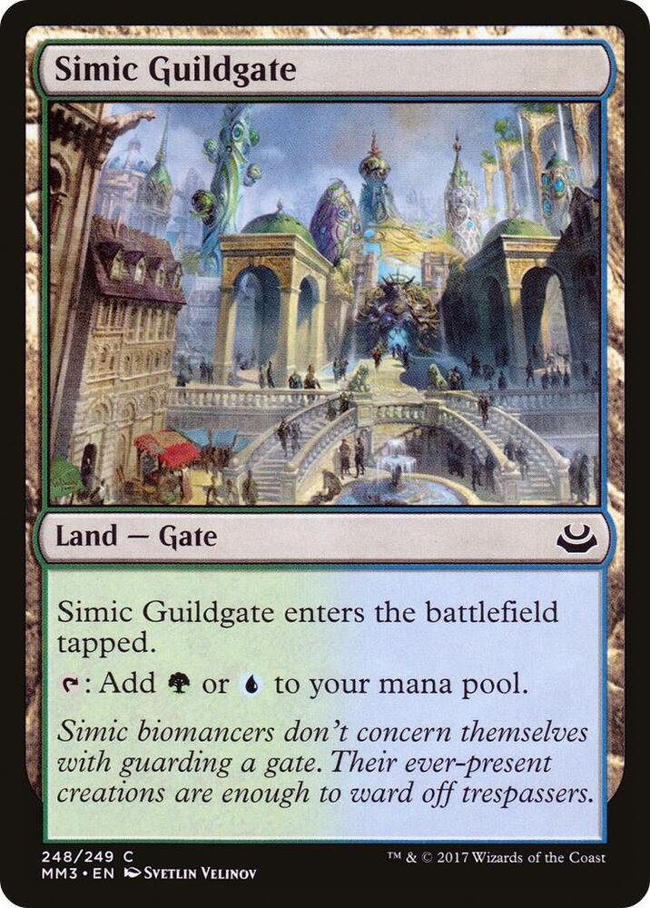 Simic Guildgate 248 card from Modern Masters 2017