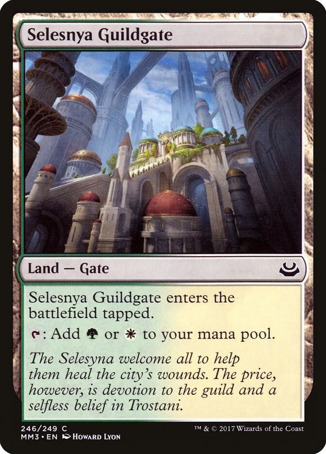 Selesnya Guildgate 246 card from Modern Masters 2017
