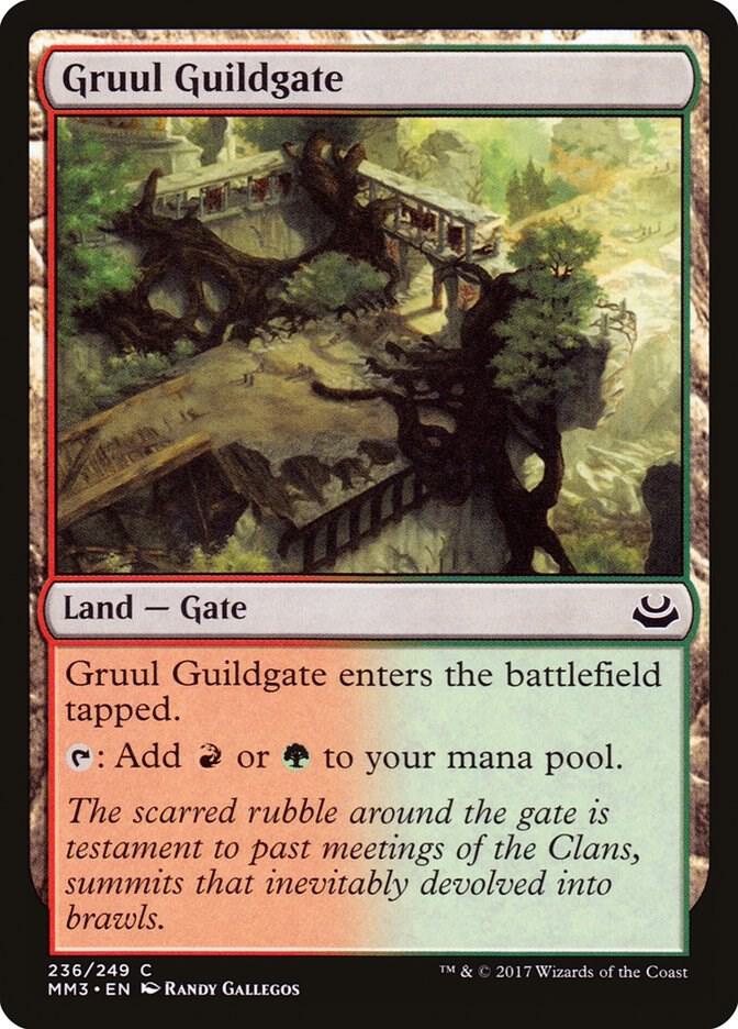 Gruul Guildgate 236 card from Modern Masters 2017