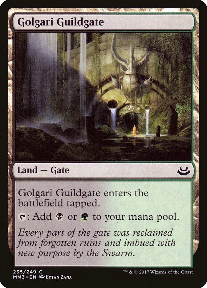 Golgari Guildgate 235 card from Modern Masters 2017