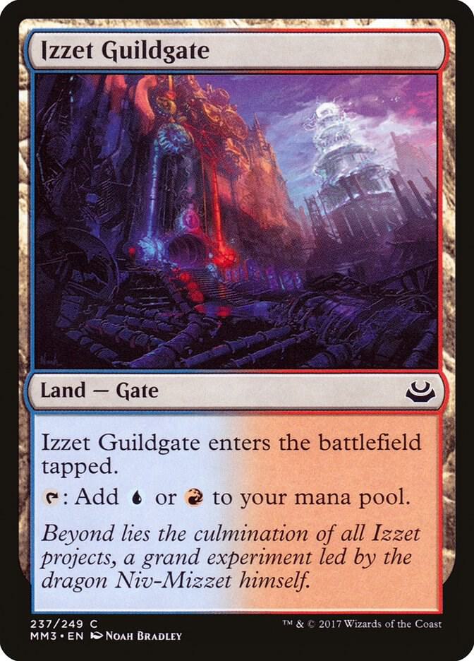 Izzet Guildgate 237 card from Modern Masters 2017
