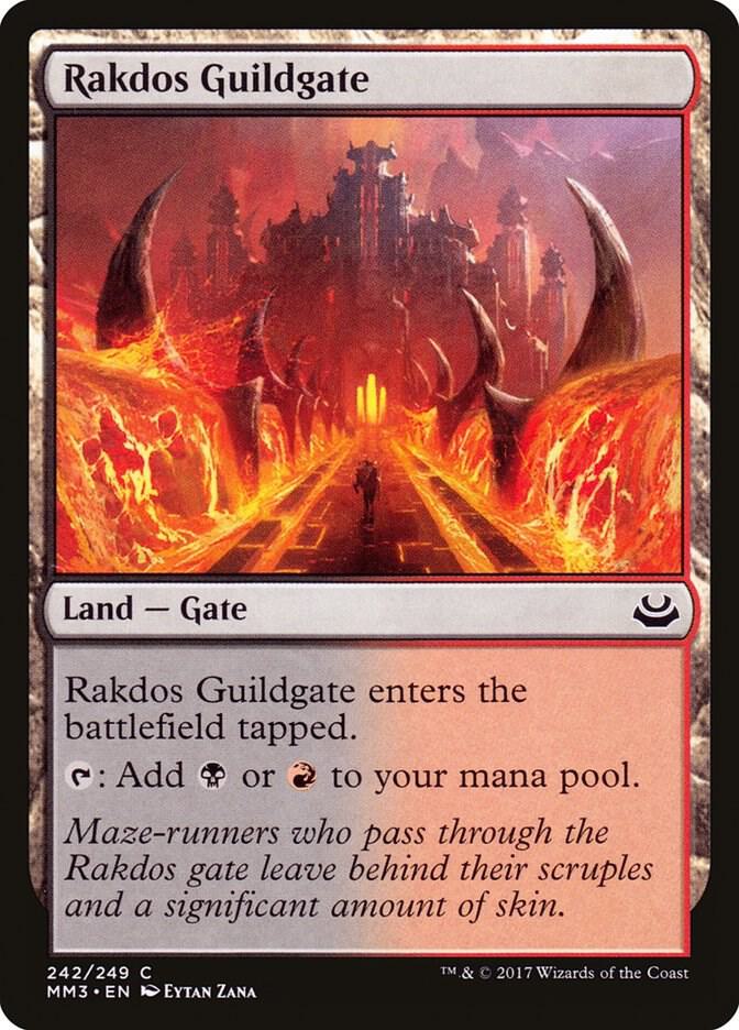 Rakdos Guildgate 242 card from Modern Masters 2017