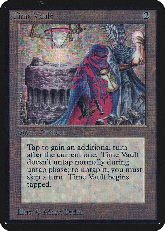 Time Vault card from Alpha Edition