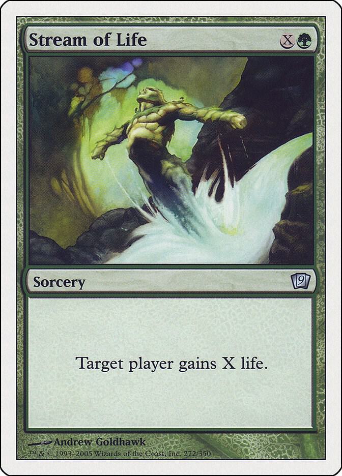Stream of Life 272 card from 9th Edition