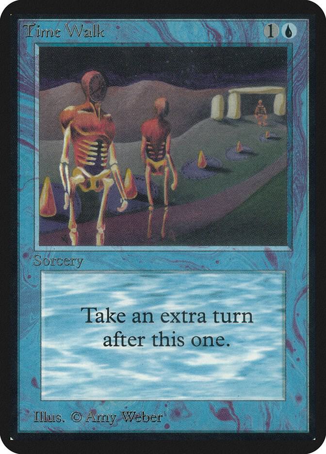 Time Walk card from Alpha Edition