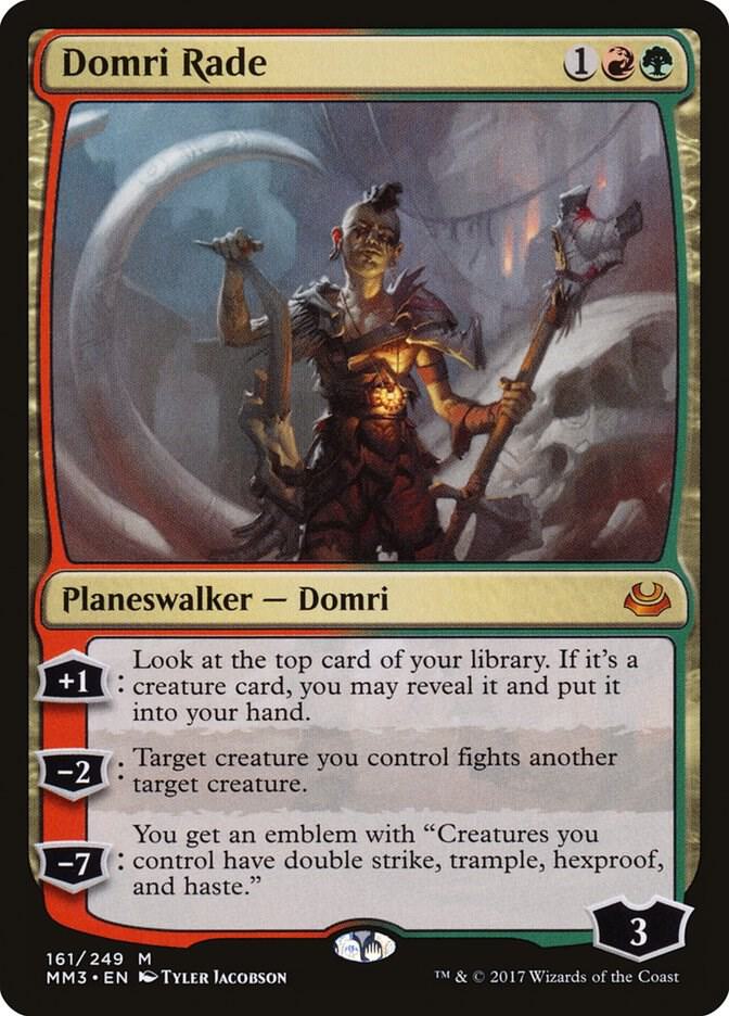 Domri Rade 161 card from Modern Masters 2017