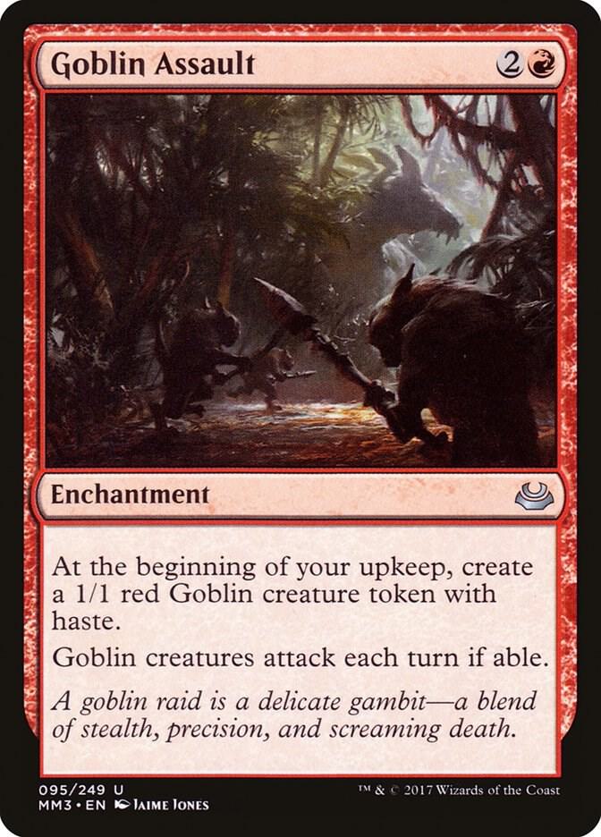 Goblin Assault 95 card from Modern Masters 2017