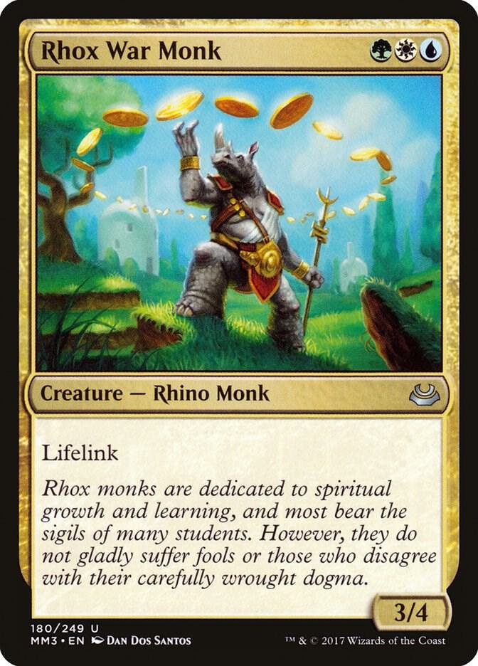 Rhox War Monk 180 card from Modern Masters 2017