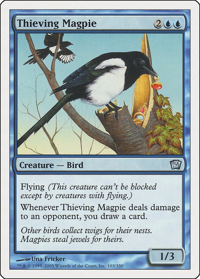 Thieving Magpie 103 card from 9th Edition