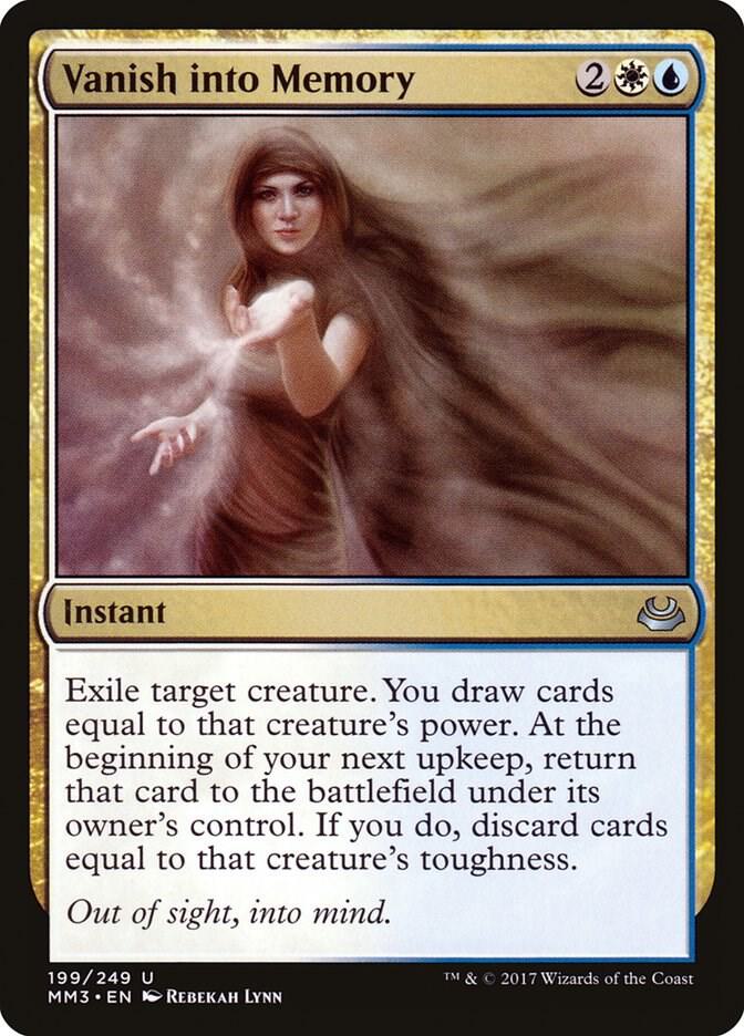 Vanish into Memory 199 card from Modern Masters 2017