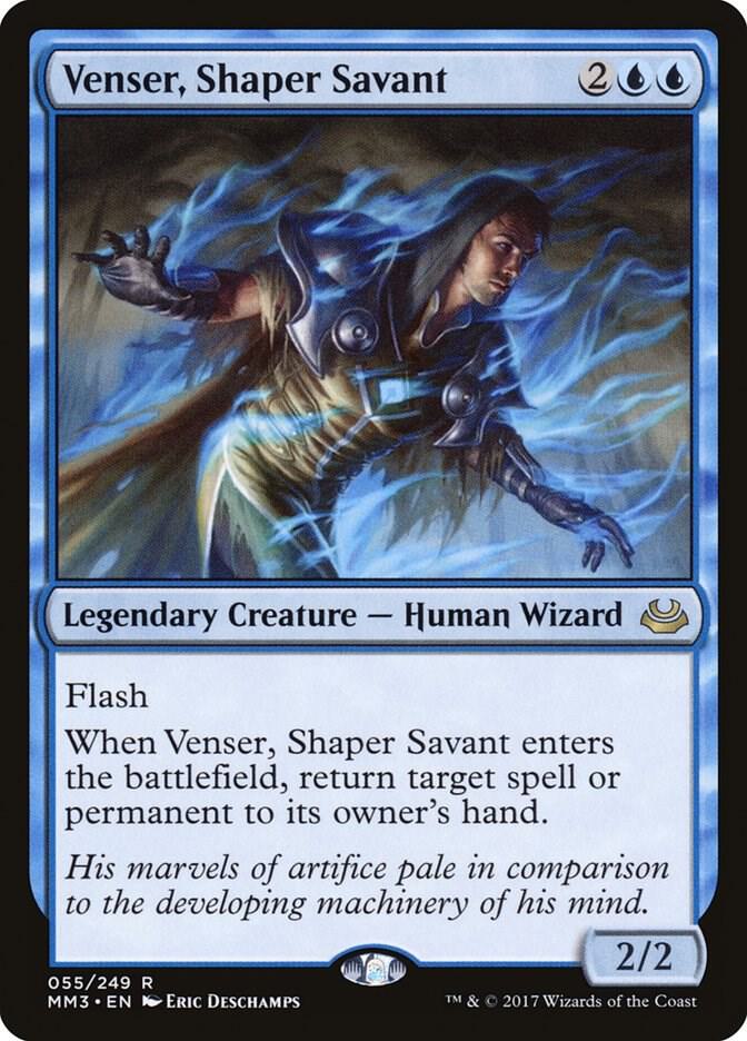 Venser, Shaper Savant 55 card from Modern Masters 2017