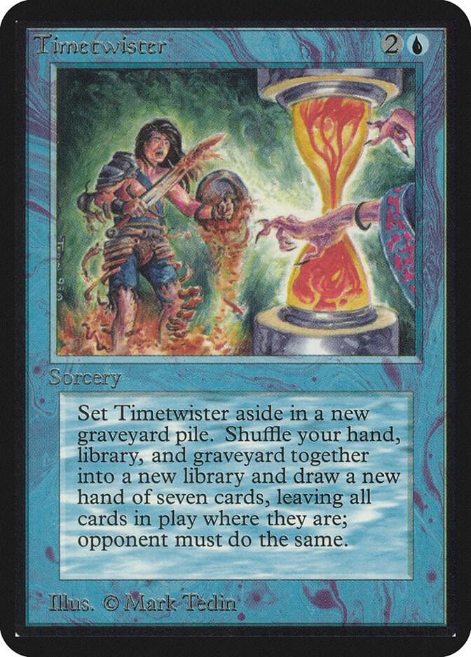 Timetwister card from Alpha Edition