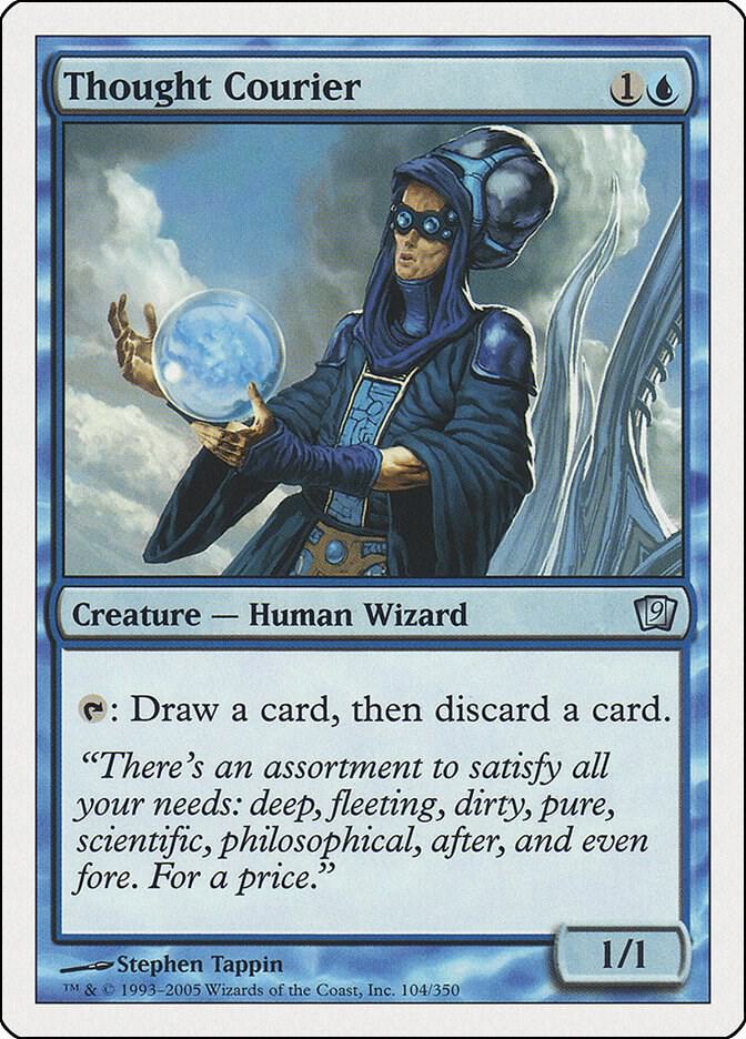Thought Courier 104 card from 9th Edition