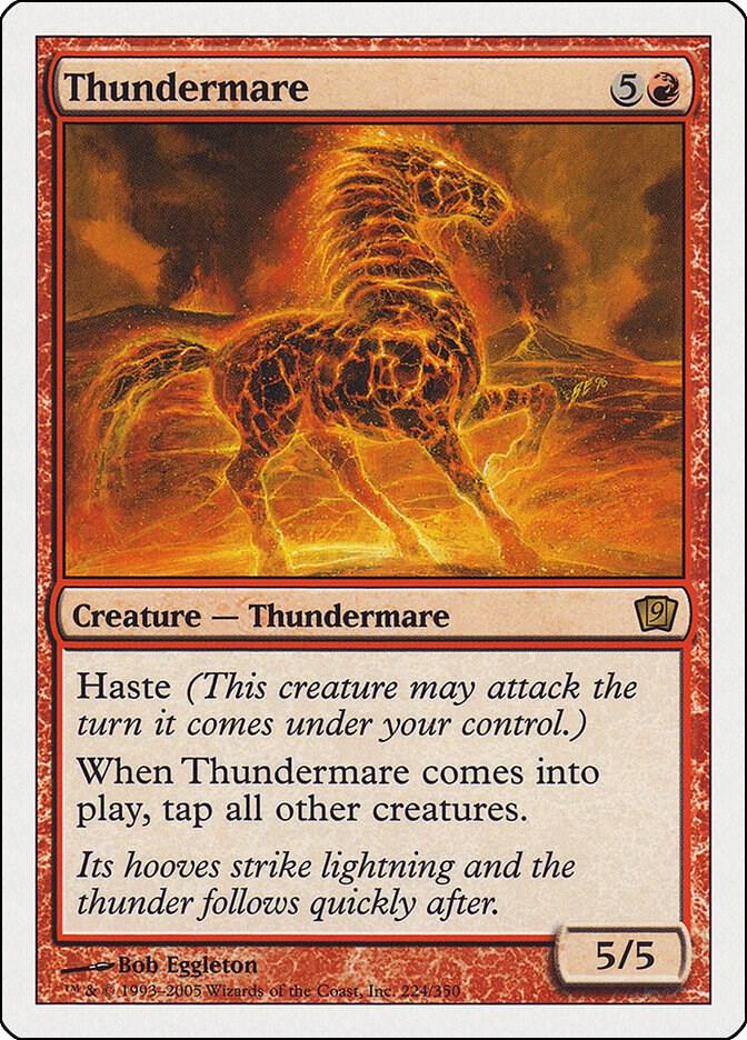 Thundermare 224 card from 9th Edition