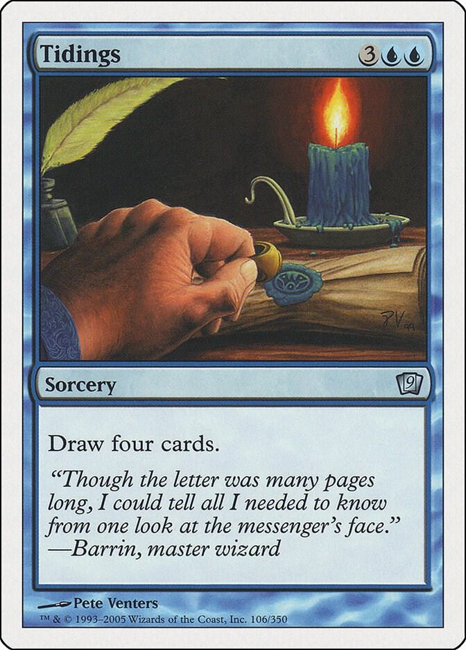 Tidings 106 card from 9th Edition