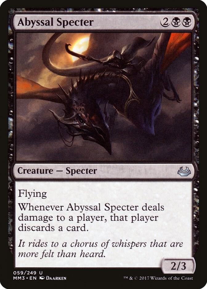 Abyssal Specter 59 card from Modern Masters 2017