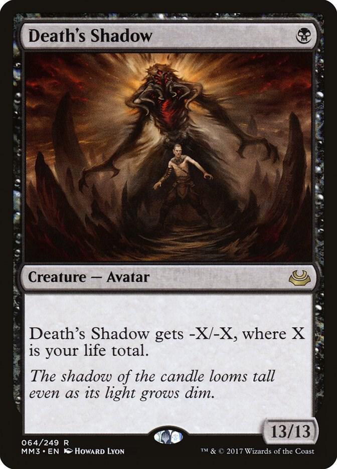 Death's Shadow 64 card from Modern Masters 2017