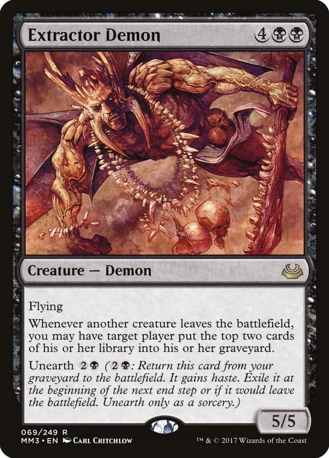 Extractor Demon 69 card from Modern Masters 2017