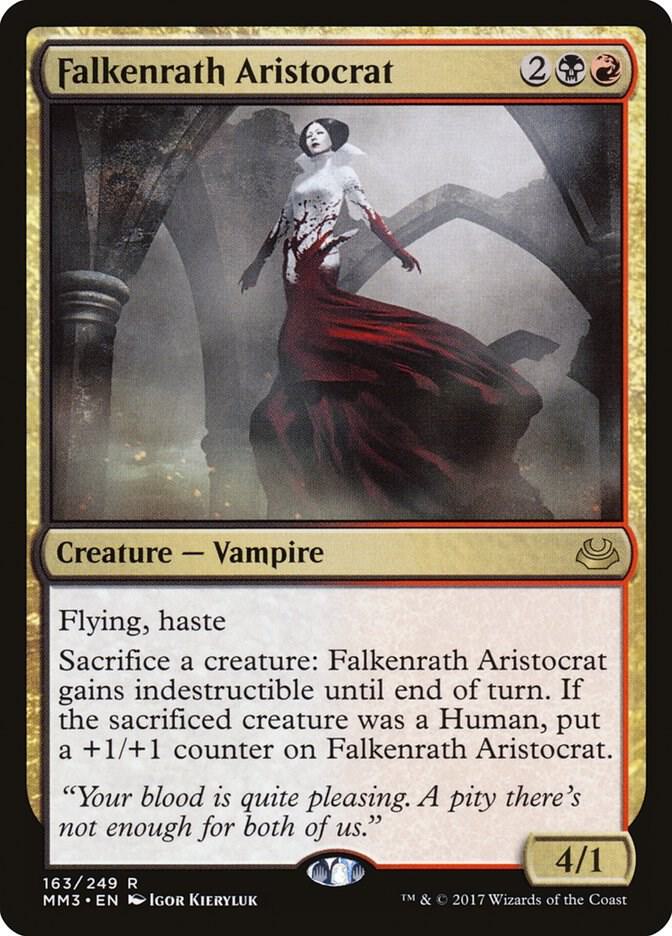 Falkenrath Aristocrat 163 card from Modern Masters 2017