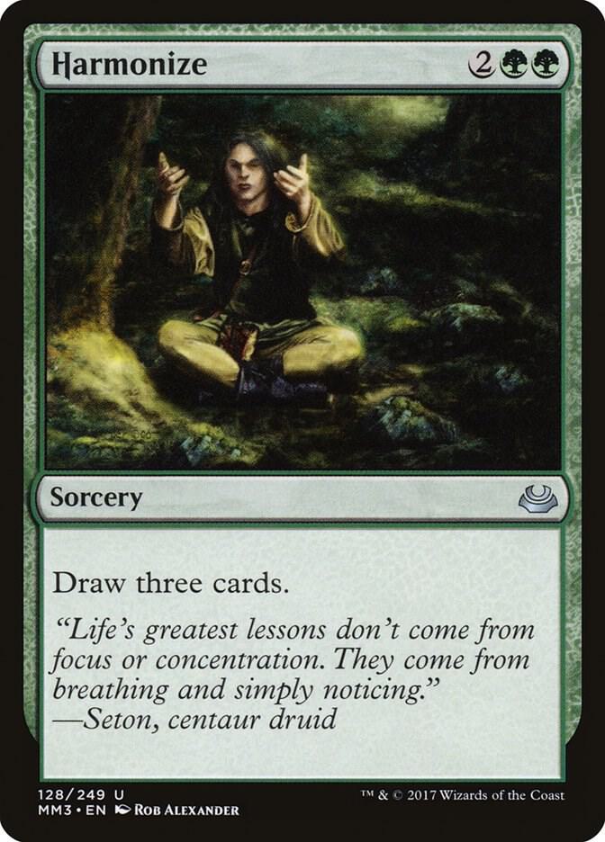 Harmonize 128 card from Modern Masters 2017