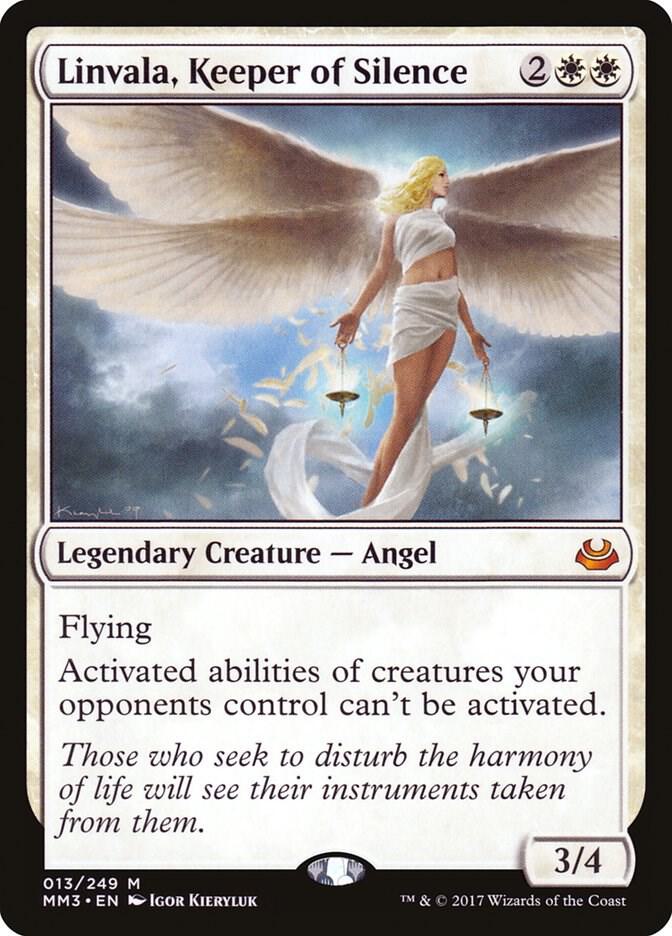 Linvala, Keeper of Silence 13 card from Modern Masters 2017