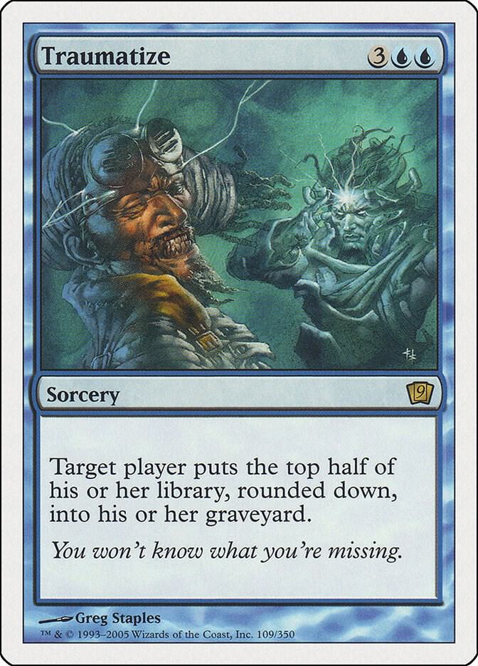 Traumatize 109 card from 9th Edition