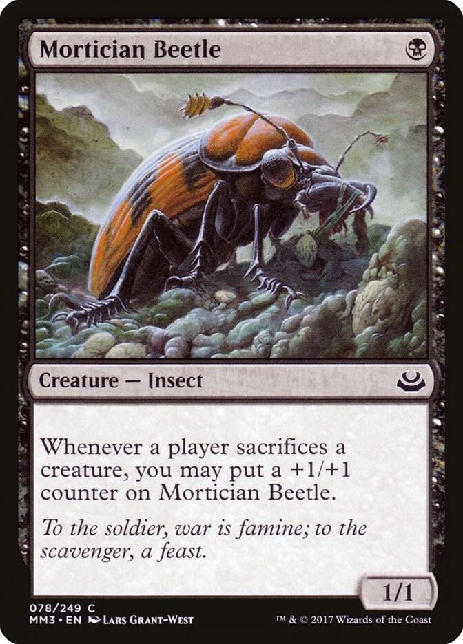 Mortician Beetle 78 card from Modern Masters 2017