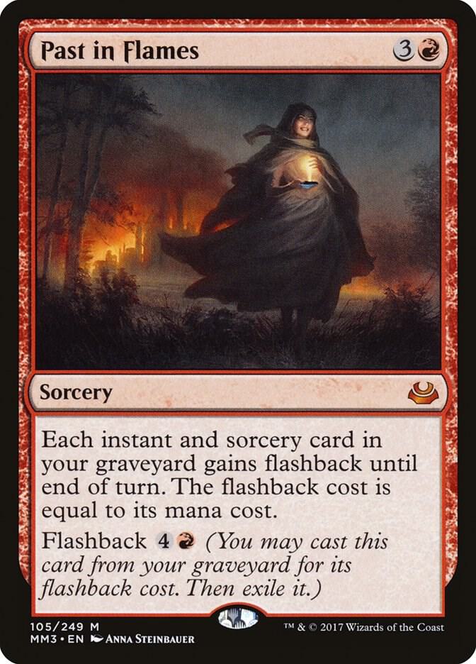 Past in Flames 105 card from Modern Masters 2017