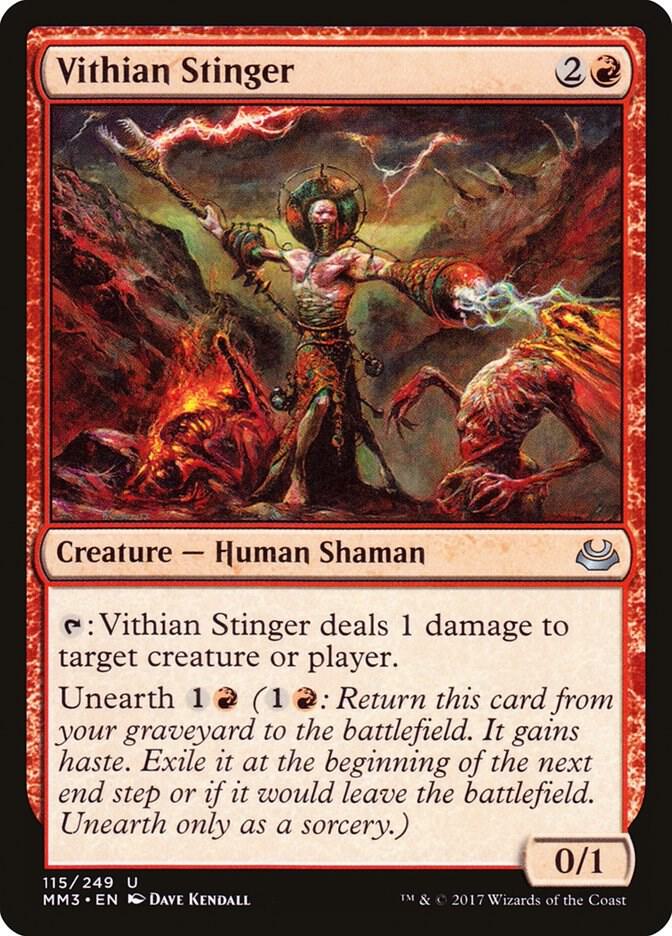 Vithian Stinger 115 card from Modern Masters 2017