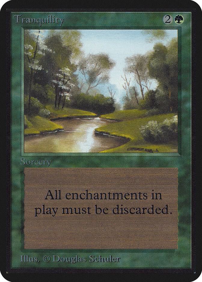 Tranquility card from Alpha Edition