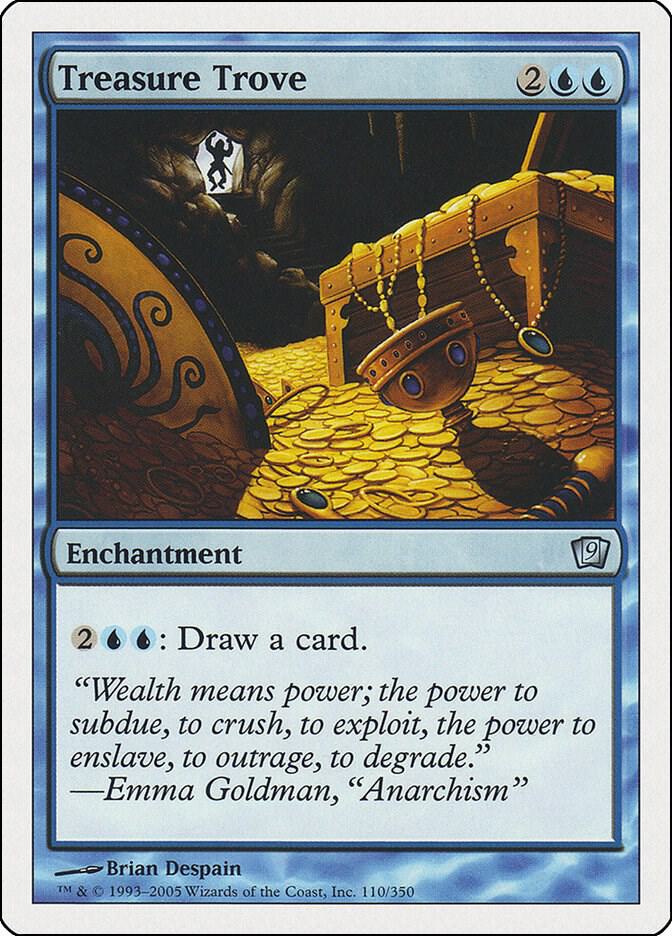 Treasure Trove 110 card from 9th Edition