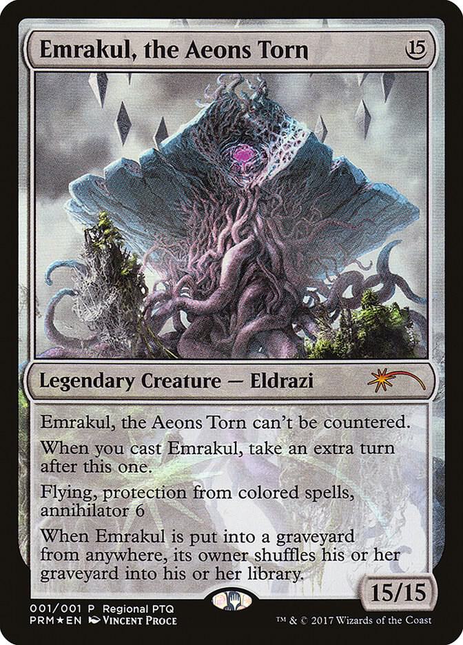 Emrakul, the Aeons Torn 1 card from Pro Tour Promos