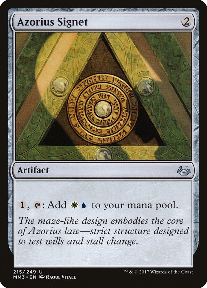 Azorius Signet 215 card from Modern Masters 2017