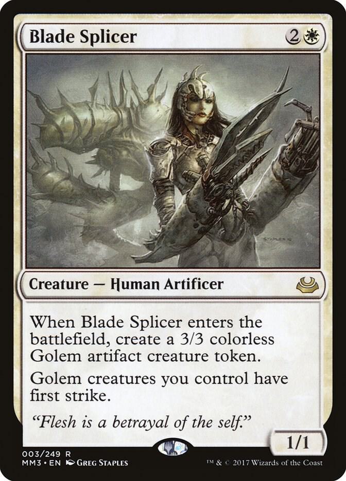 Blade Splicer 3 card from Modern Masters 2017