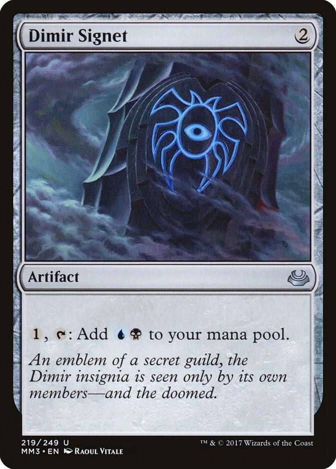 Dimir Signet 219 card from Modern Masters 2017