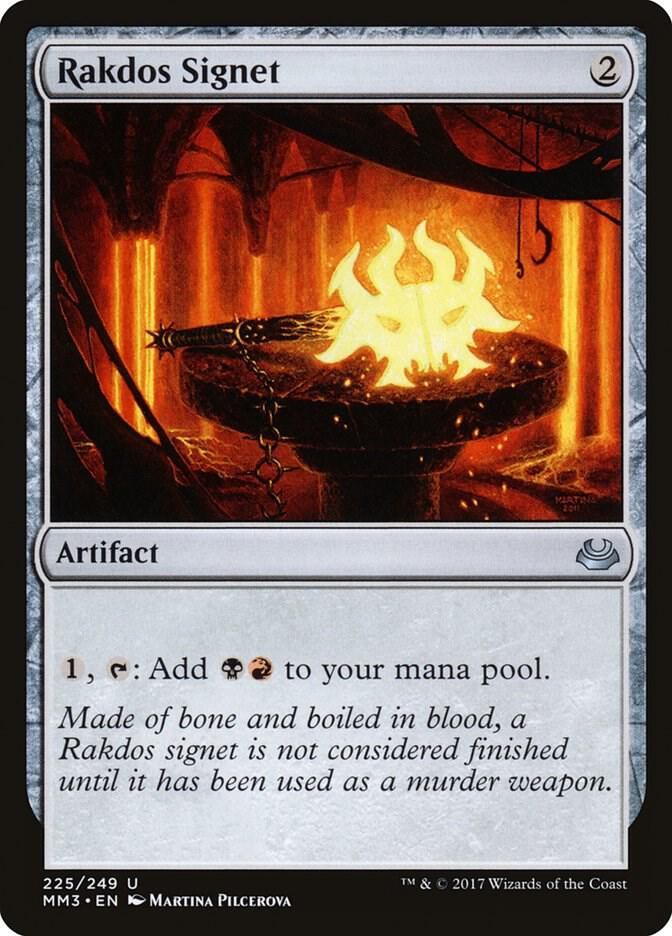 Rakdos Signet 225 card from Modern Masters 2017