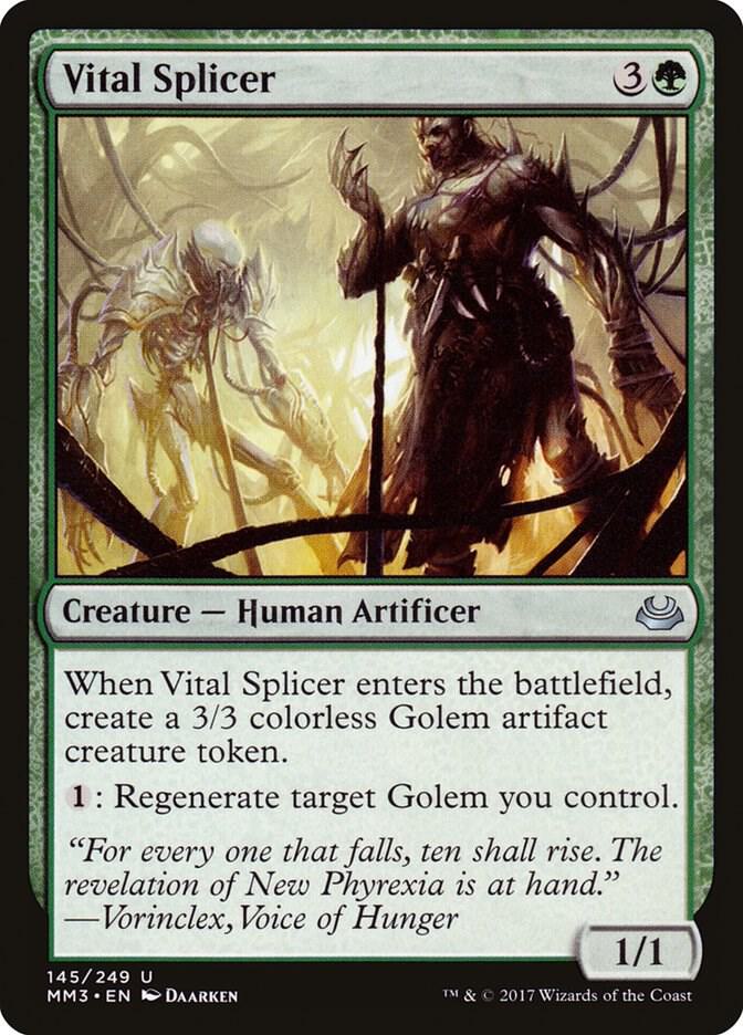 Vital Splicer 145 card from Modern Masters 2017