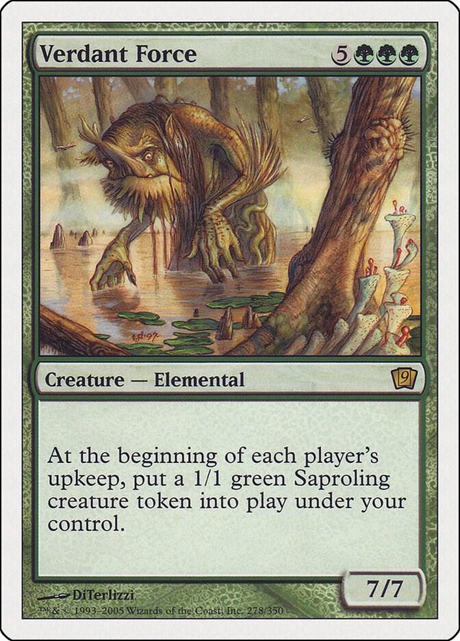 Verdant Force 278 card from 9th Edition